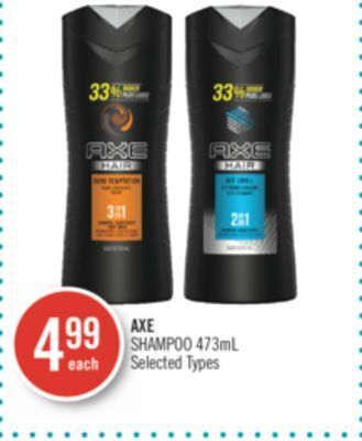 Shoppers Drug Mart Axe shampoo offer