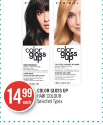Shoppers Drug Mart Color gloss up hair colour offer