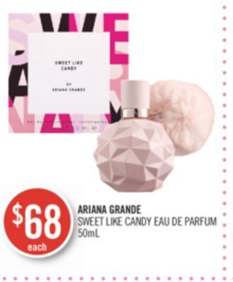 Shoppers Drug Mart Ariana grande sweet like candy eau de parfum offer