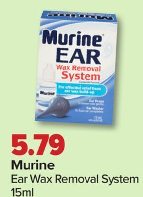 PharmaChoice Murine ear wax removal system offer