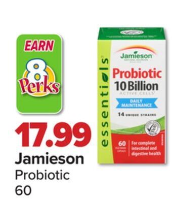 PharmaChoice Jamieson probiotic offer