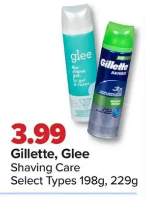 PharmaChoice Gillette, glee shaving care offer
