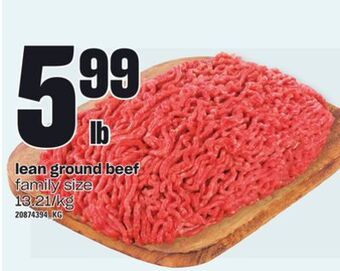 Independent City Market Lean ground beef offer
