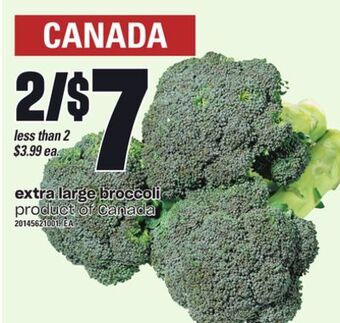 Independent City Market Extra large broccoli offer