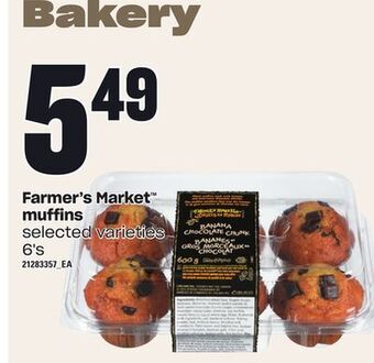 Independent City Market Farmer's market™ muffins, 6' s offer