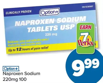 PharmaChoice Option+ naproxen sodium offer
