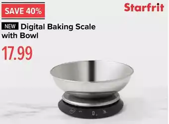 Linen Chest Starfrit digital baking scale with bowl offer