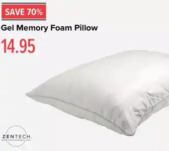 Linen Chest Zentech gel memory foam pillow offer