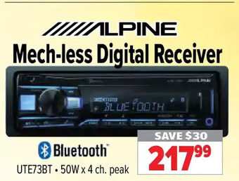 2001 Audio Video Alpine mech-less digital receiver offer