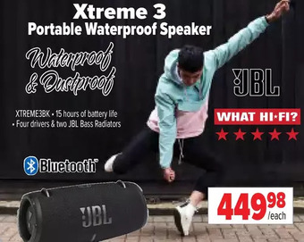 2001 Audio Video Jbl xtreme 3 portable waterproof speaker offer