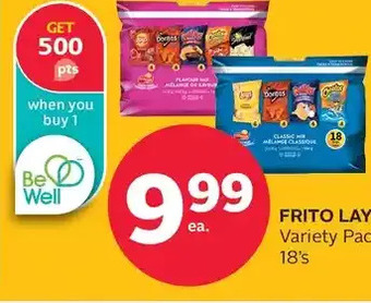 Rexall Frito lay variety pack offer