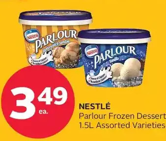 Rexall Nestlé parlour frozen dessert offer