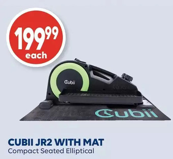 Shoppers Drug Mart Cubii jr2 with mat compact seated elliptical offer
