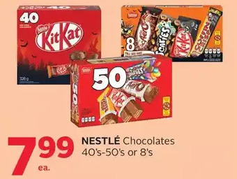 Rexall Nestlé chocolates offer