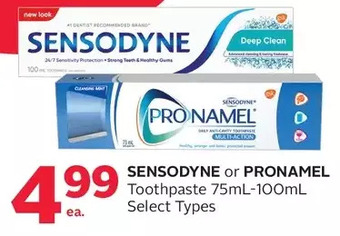 Rexall Sensodyne or pronamel toothpaste offer