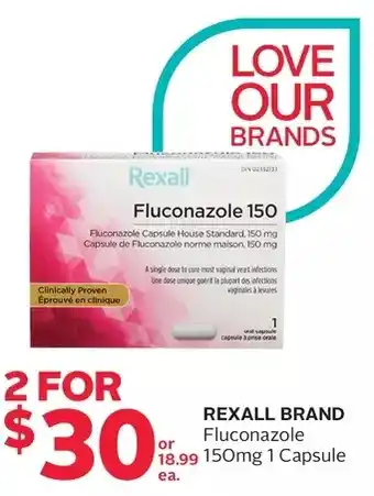 Rexall Rexall brand fluconazole offer