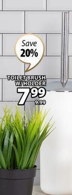 JYSK Trina toilet brush w/ holder offer