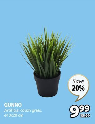 JYSK Gunno artificial couch grass offer
