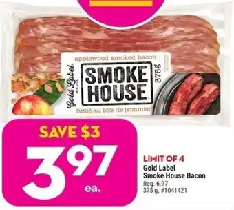 Giant Tiger Gold Label Smoke House Bacon 375 g offer