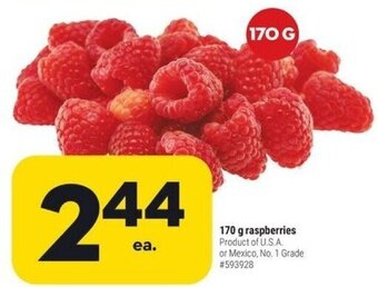 Giant Tiger 170 g Raspberries offer