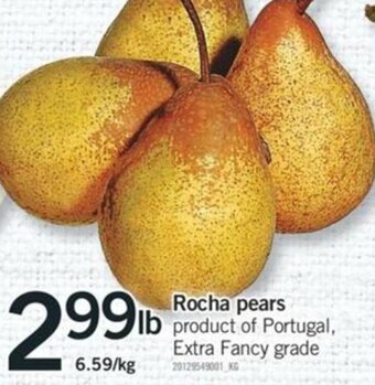Fortinos Rocha Pears offer