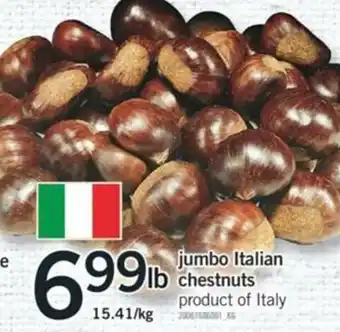 Fortinos Jumbo Italian Chestnuts 15.41Kg offer