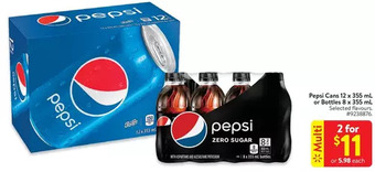 Walmart Pepsi cans or bottles offer