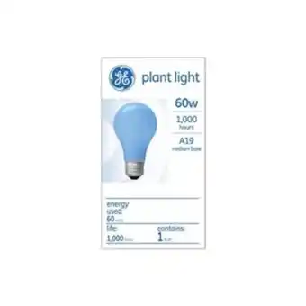 Lowe's Ge 60w incandescent a19 plant light bulb offer
