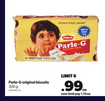 Real Canadian Superstore Parle-g original biscuits, 300 g offer