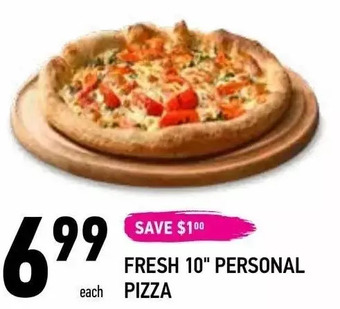 Fresh 10" personal pizza