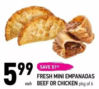 Coppa's Fresh Market Fresh mini empanadas beef or chicken offer