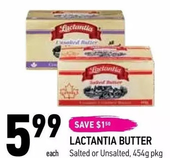 Coppa's Fresh Market Lactantia butter offer