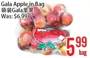 Bestco Food Mart Gala apple in bag offer