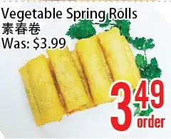 Bestco Food Mart Vegetable spring rolls offer