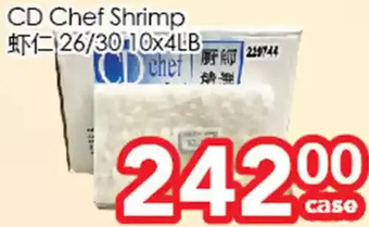 Superking Supermarket Cd chef shrimp offer