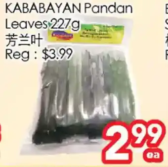 Superking Supermarket Kababayan pandan leaves offer