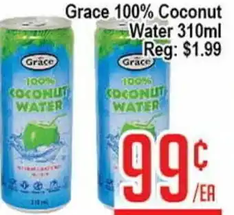 Skyland Foodmart Grace 100% Coconut Water 310ml offer