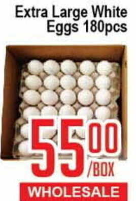 Skyland Foodmart Extra Large White Eggs 180pcs offer