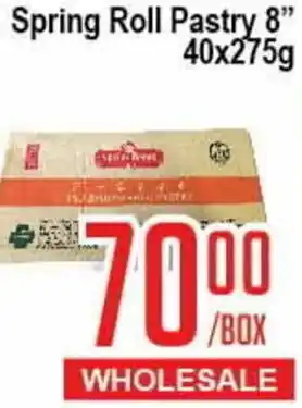 Skyland Foodmart Spring Roll Pastry 8" 40x275g offer