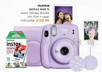 Henry's Fujifilm instax mini 11 instax holiday bundle offer