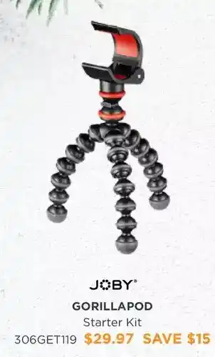 Henry's Joby gorillapod starter kit offer