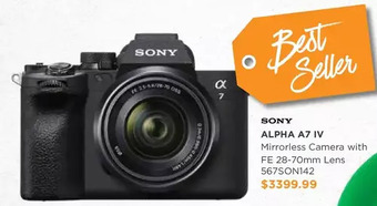 Henry's Sony alpha a7 iv mirrorless camera with fe 28-70mm lens offer