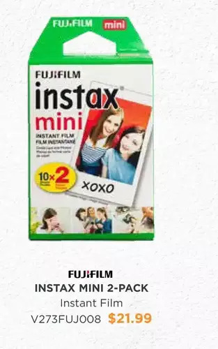 Henry's Fujifilm instax mini 2-pack instant film offer