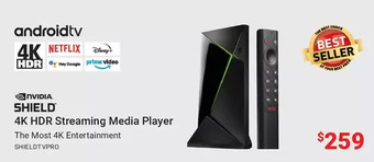 Visions Electronics Shield 4k hdr streaming media player offer