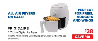 Visions Electronics Frigidaire 1.7 litre digital air fryer offer