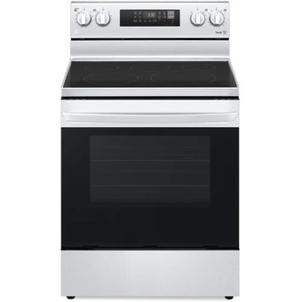 The Brick Lg 6.3 cu. ft. smart convection electric range with air fry - lrel6323s offer
