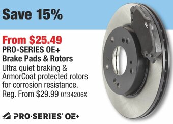 PartSource Pro-Series Oe+ Brake Pads & Rotors offer