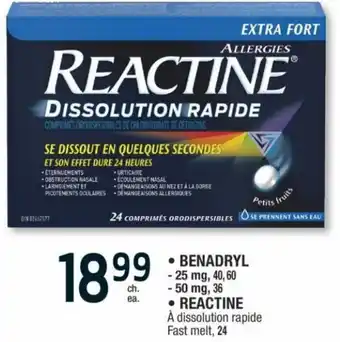 Jean Coutu Benadryl offer
