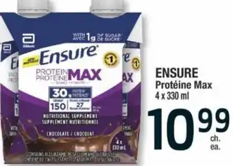 Jean Coutu Ensure Protéine Max 4 x 330ml offer