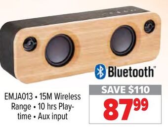 2001 Audio Video Marley portable audio system offer